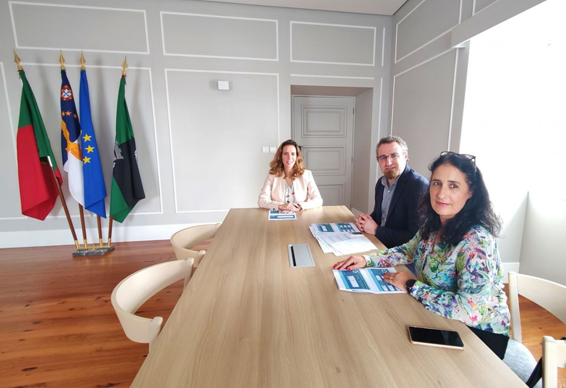 Audiência com a Presidente da Câmara Municipal das Lajes do Pico