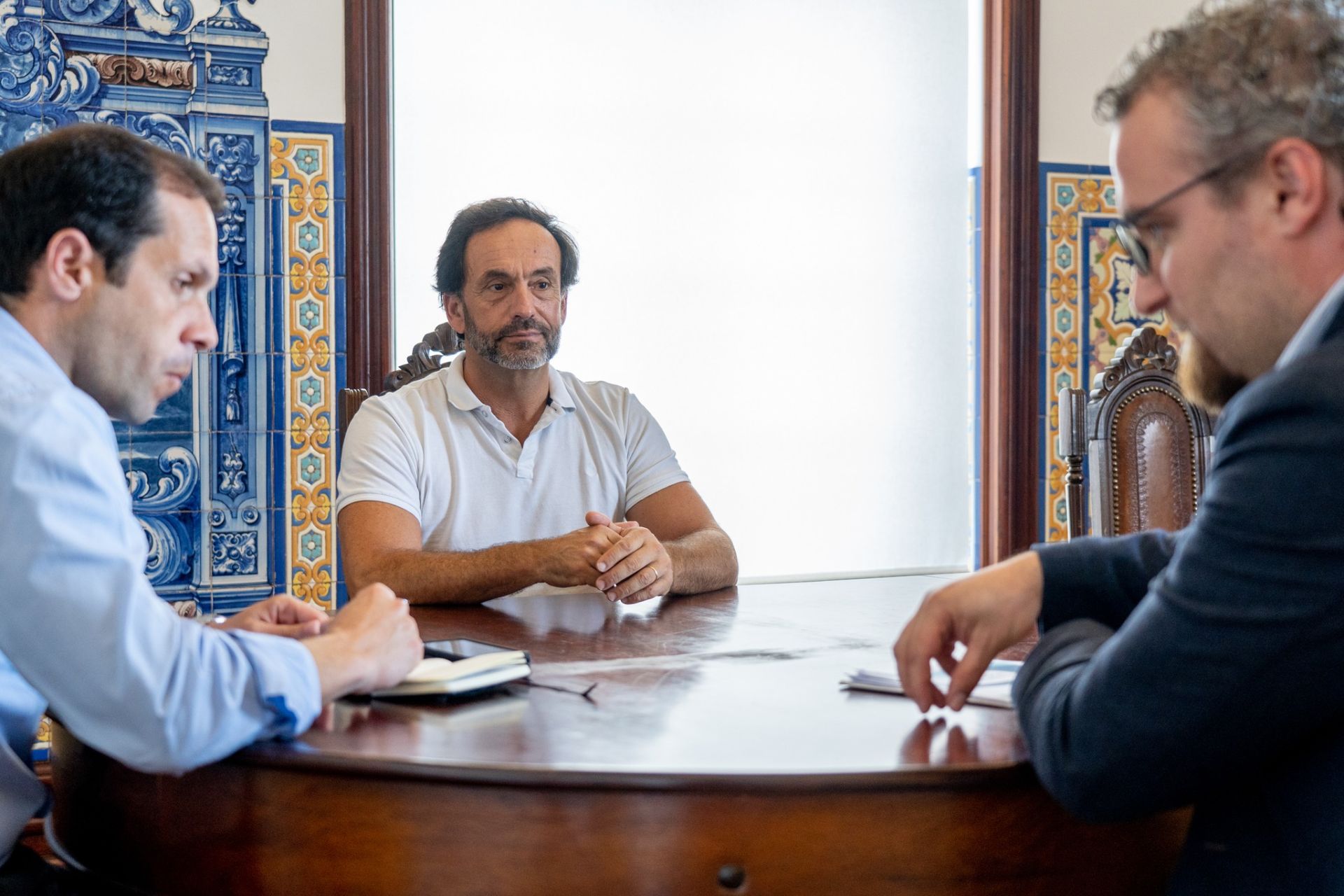 Audiência com o presidente da Câmara Municipal da Ribeira Grande