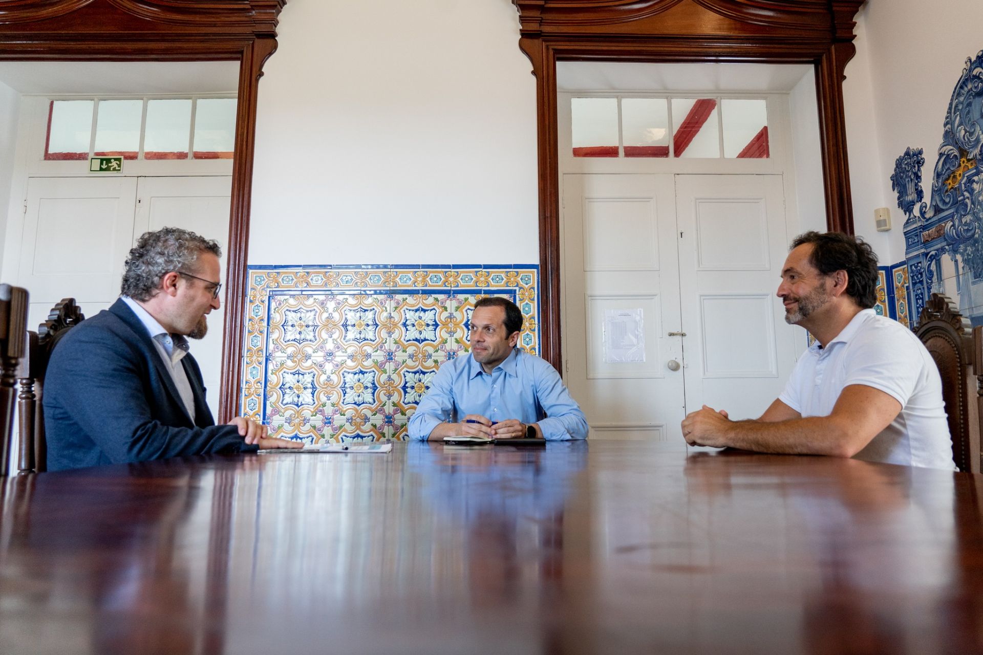 Audiência com o presidente da Câmara Municipal da Ribeira Grande